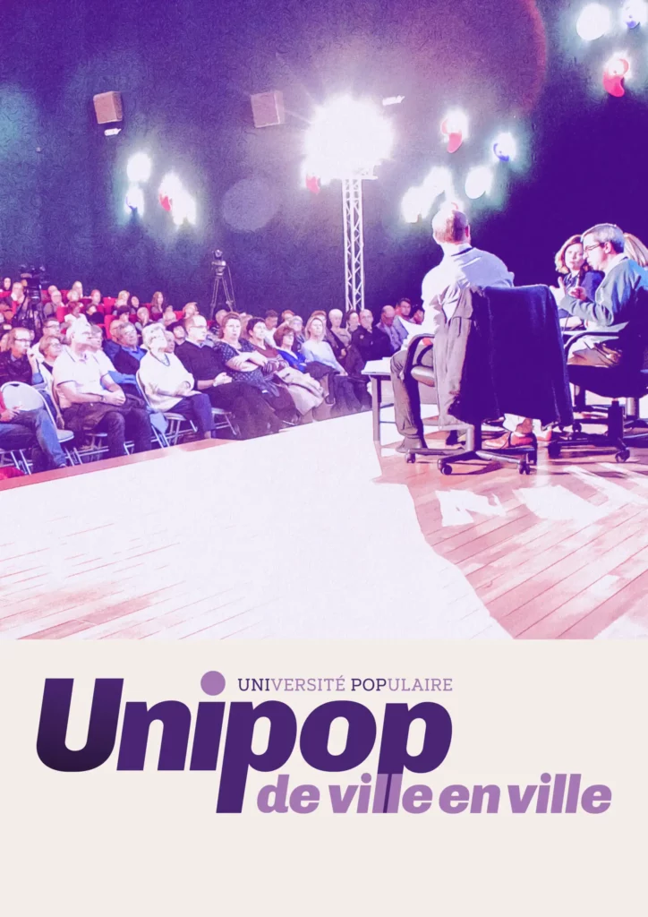 Affiche Unipop de ville en ville