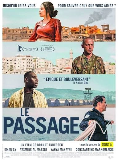 Affiche du film Le passage composée de 4 photos des acteurs