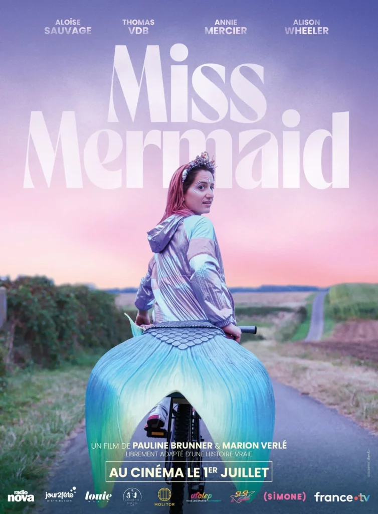 Affiche Miss Mermaid avec Aloïse Sauvage en sirène