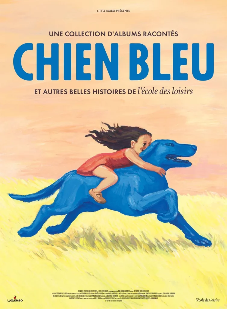Affiche Chien bleu